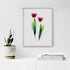 Pink Tulips Art Print Set